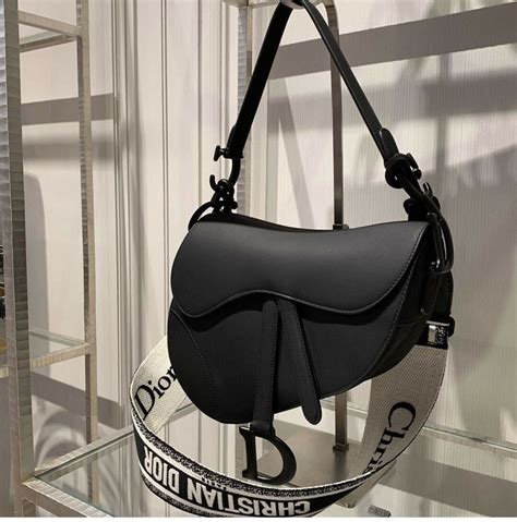 christian dior black purse|dior saddle bag black inside.